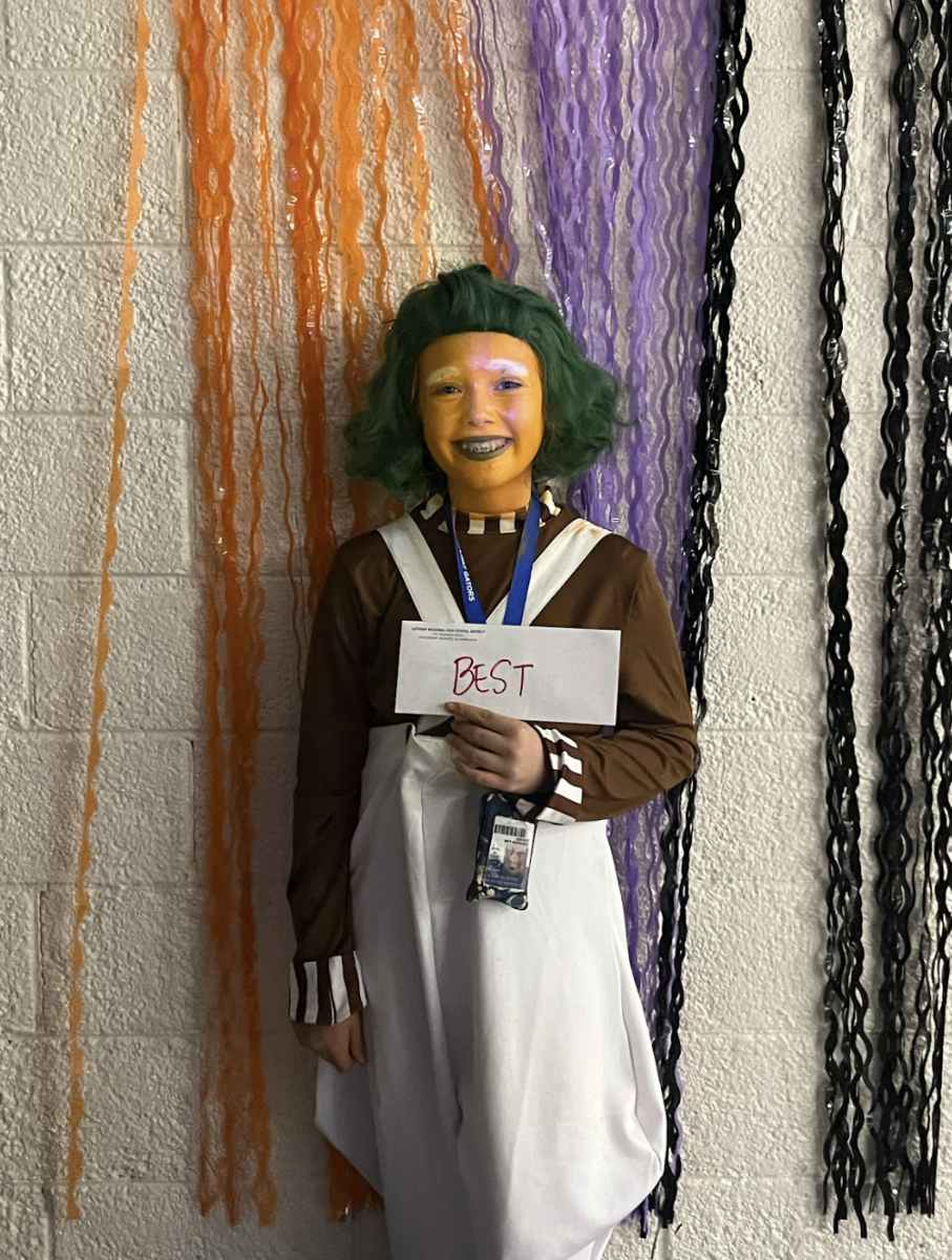 Adelaide Lee won Best Overall with her fantastic Oompa Loompa costume!